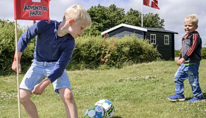 fotballgolf i Adventure Park